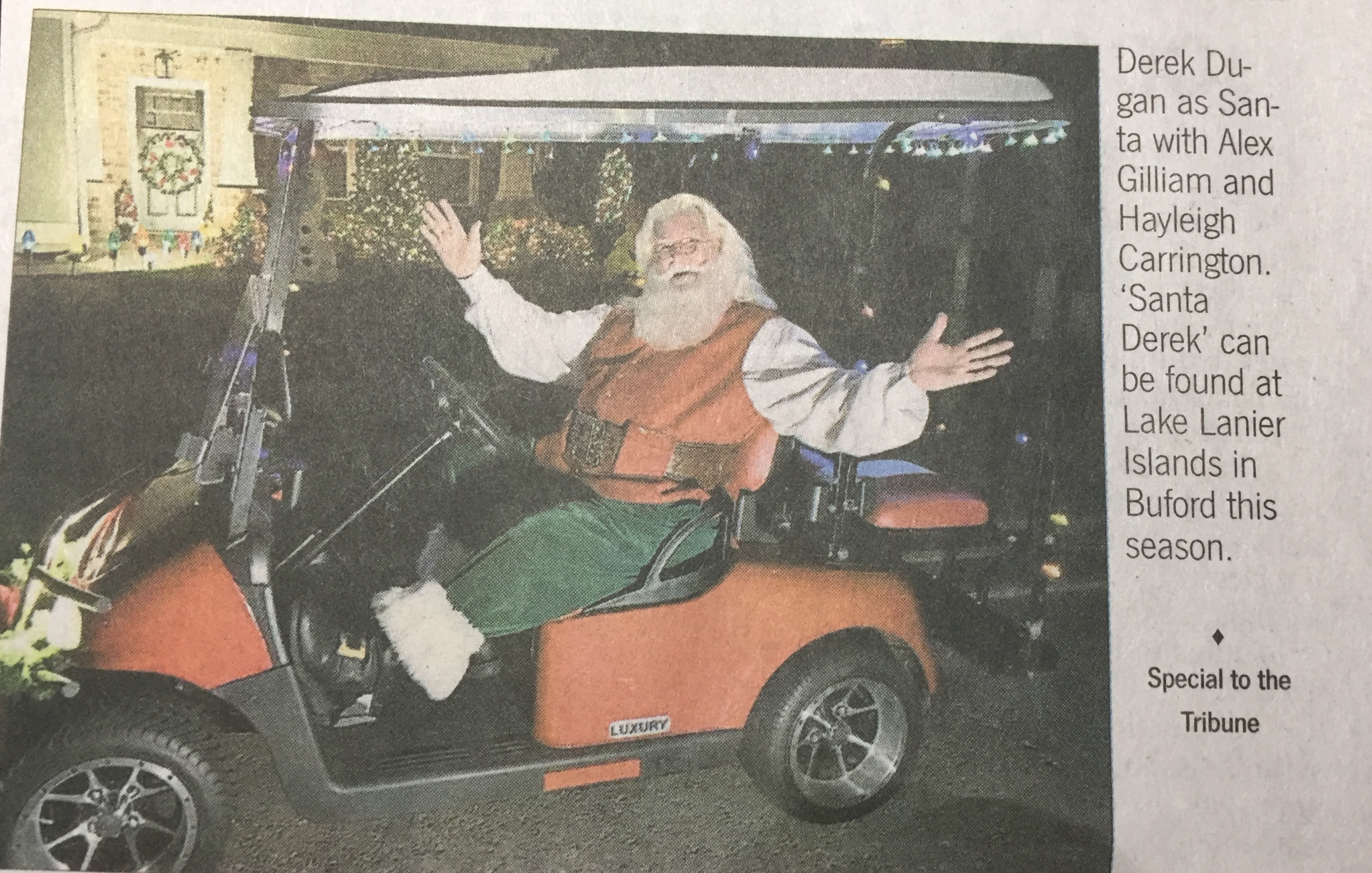 Cherokee Tribune Article – Riding by Christmas Lights